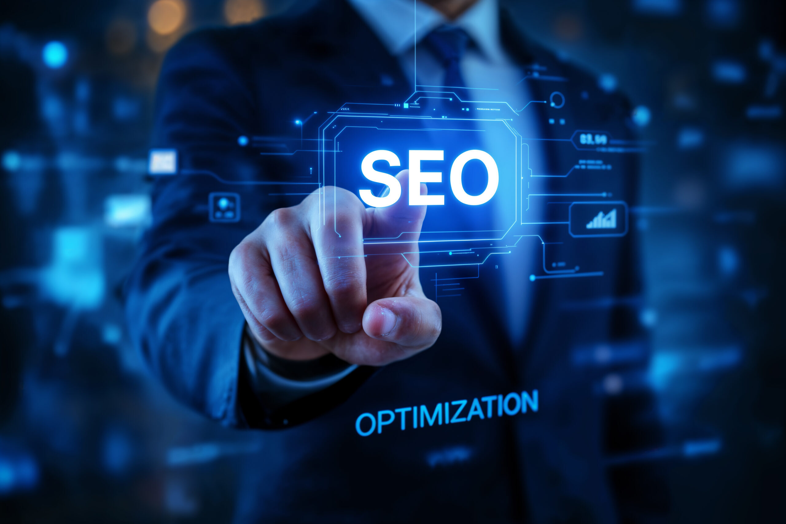 employee working marketing setting