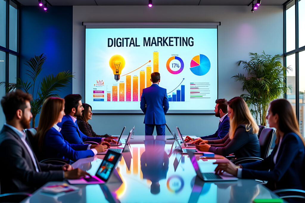 strategic digital marketing crafting success modern workspace